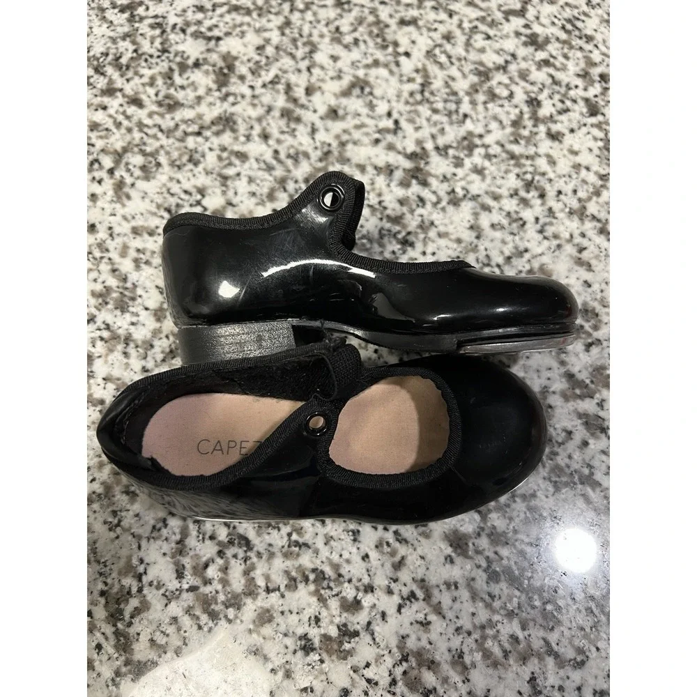Capezio‎ Tap Dance Shoes Girls Size 8M Black